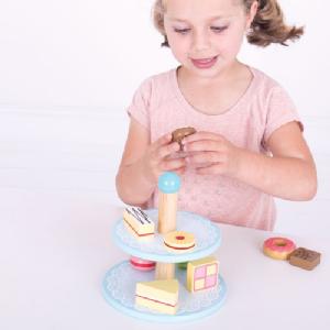 Bigjigs Cake Stand with 9 Cakes