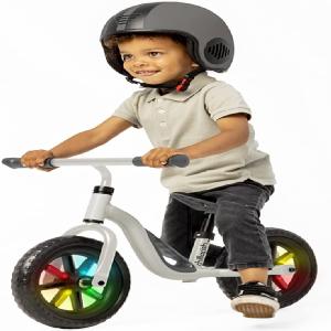 Chillafish Charlie Beige with Light Up Wheels Balance Bike