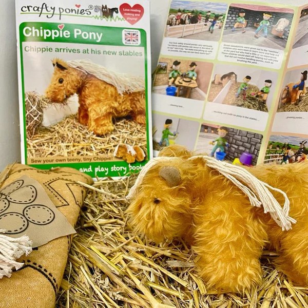 Crafty Ponies Chippie Pony to Make with a Story about moving stables. 