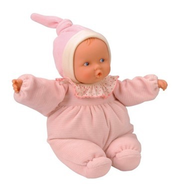 Corolle Pink Striped Soft Bodied Baby Doll