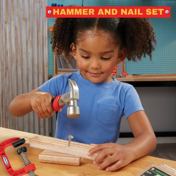 Little Tikes Creative Construction Hammer and Nail Wood Set