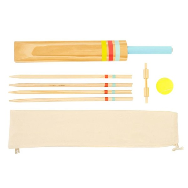 TP Cricket Set Wooden - includes Bat, Bail, Ball, Stumps 