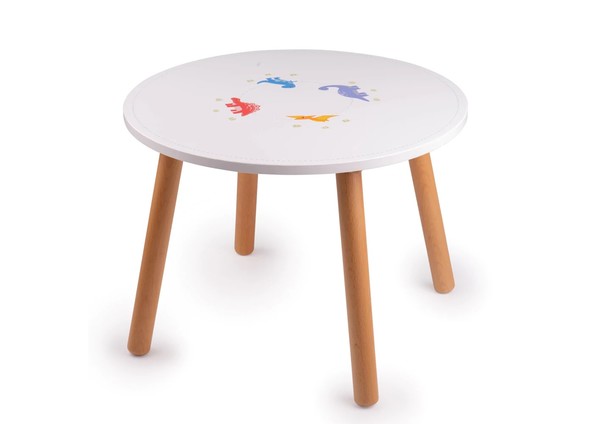 Tidlo Dinosaur Round Wooden Table