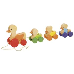 Goki Duck Family Pull Along