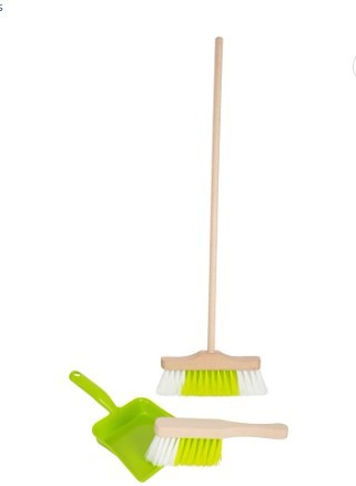 Legler Sweeping Set with Dust Pan and Brush and Broom