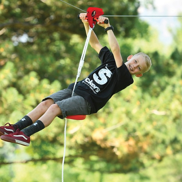 Slackers Eagle Zip Line Set With Seat 30m