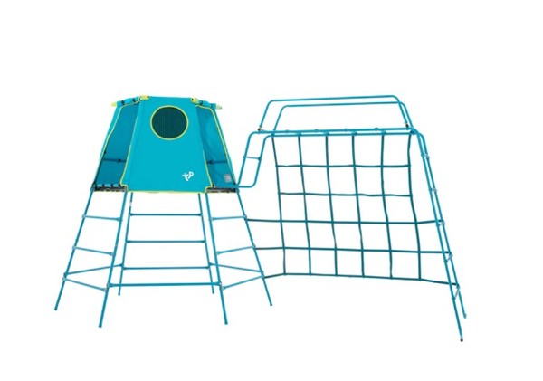 TP Explorer Metal Climbing Frame Blue with Monkey Bridge Blue