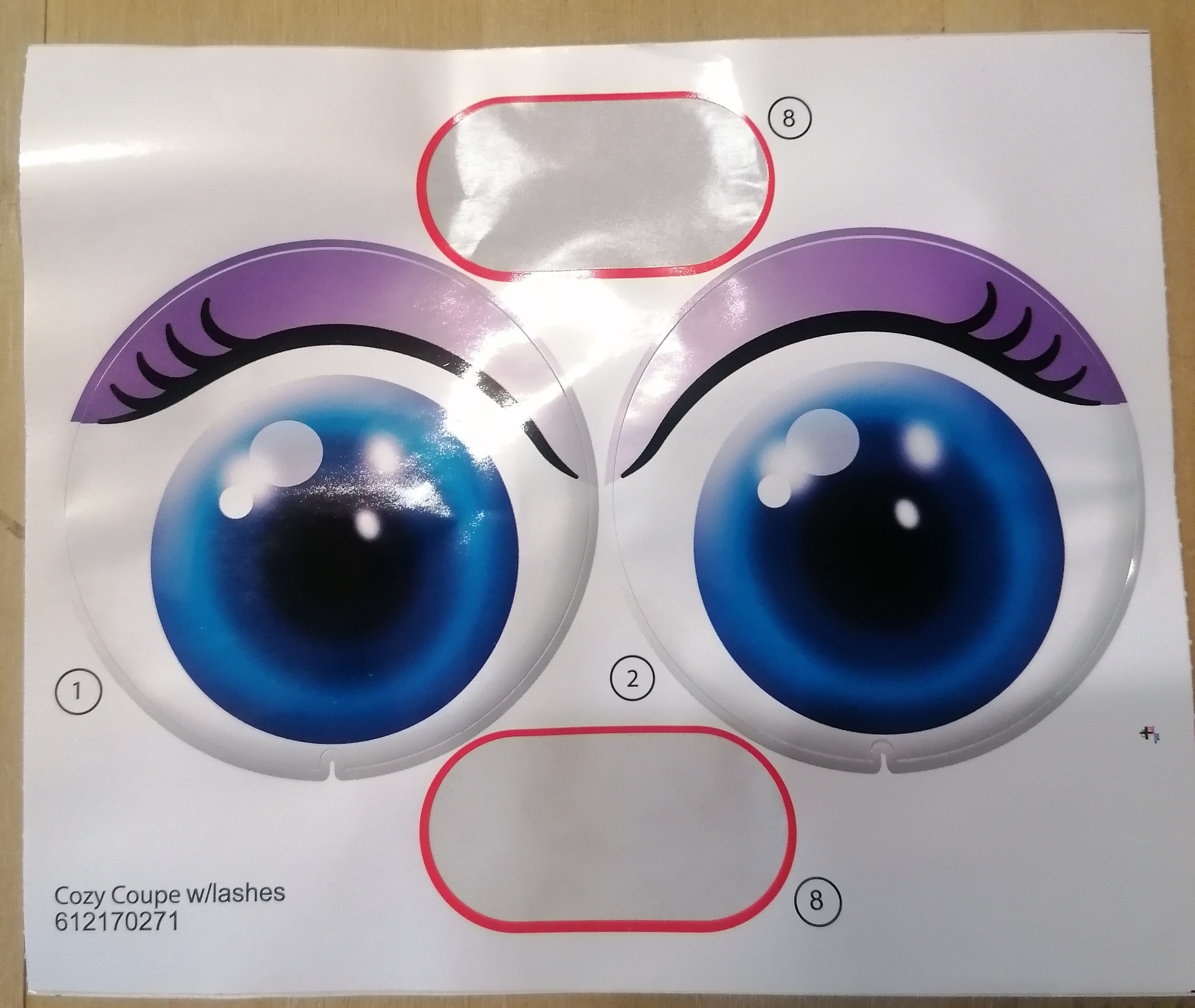 Stickers Eyes Only Image