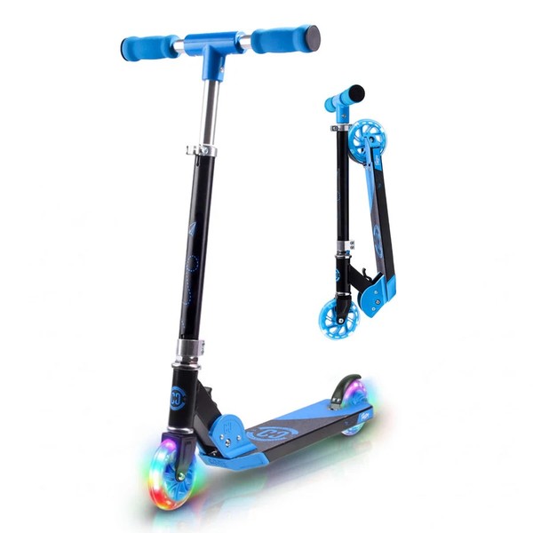 Core Kids Foldy Kick Trick Scooter, 5 - 10 years BLUE