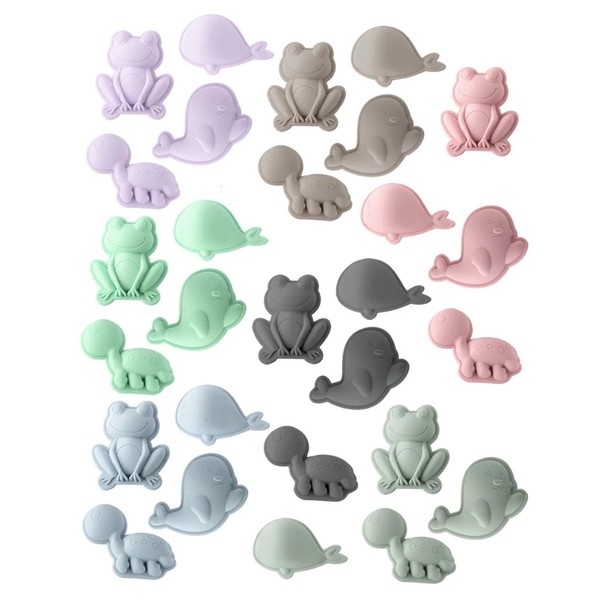 Scrunch Sand Moulds Frog land designs