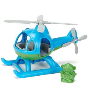Green Toys Helicopter-Blue Top