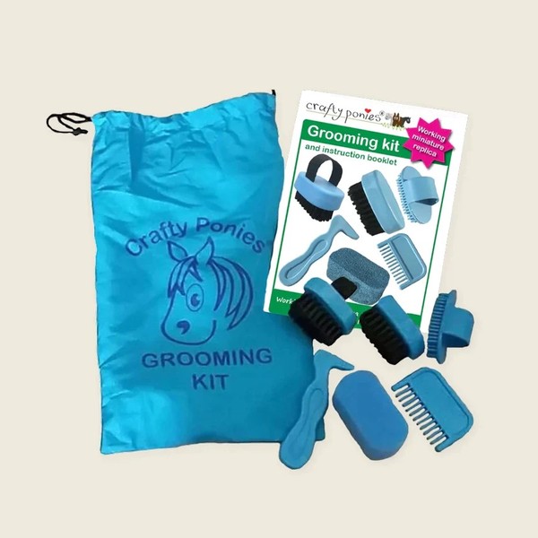 Crafty Ponies Grooming Kit Blue or Pink