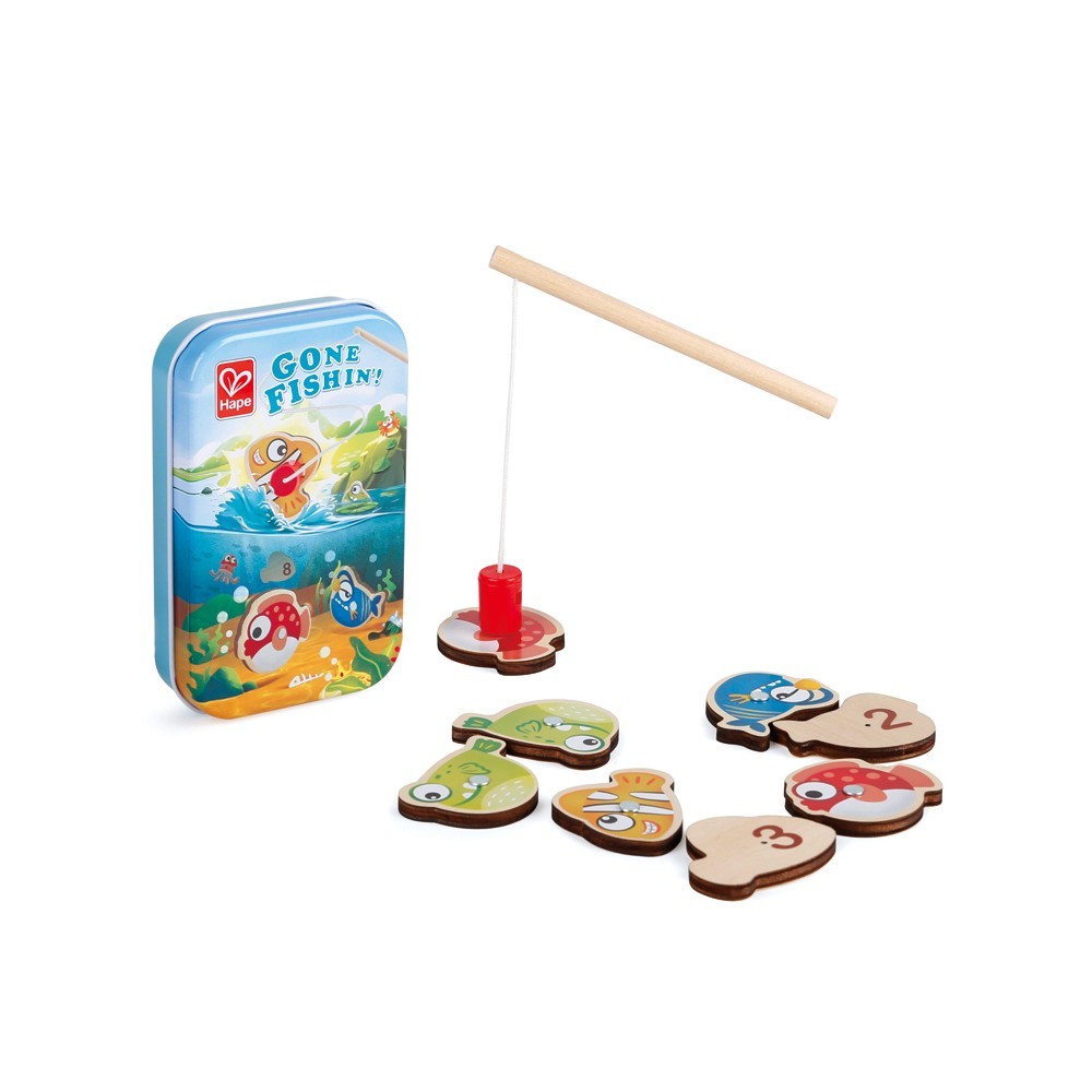 Hape Magnetic Fishing Game in a Tin
