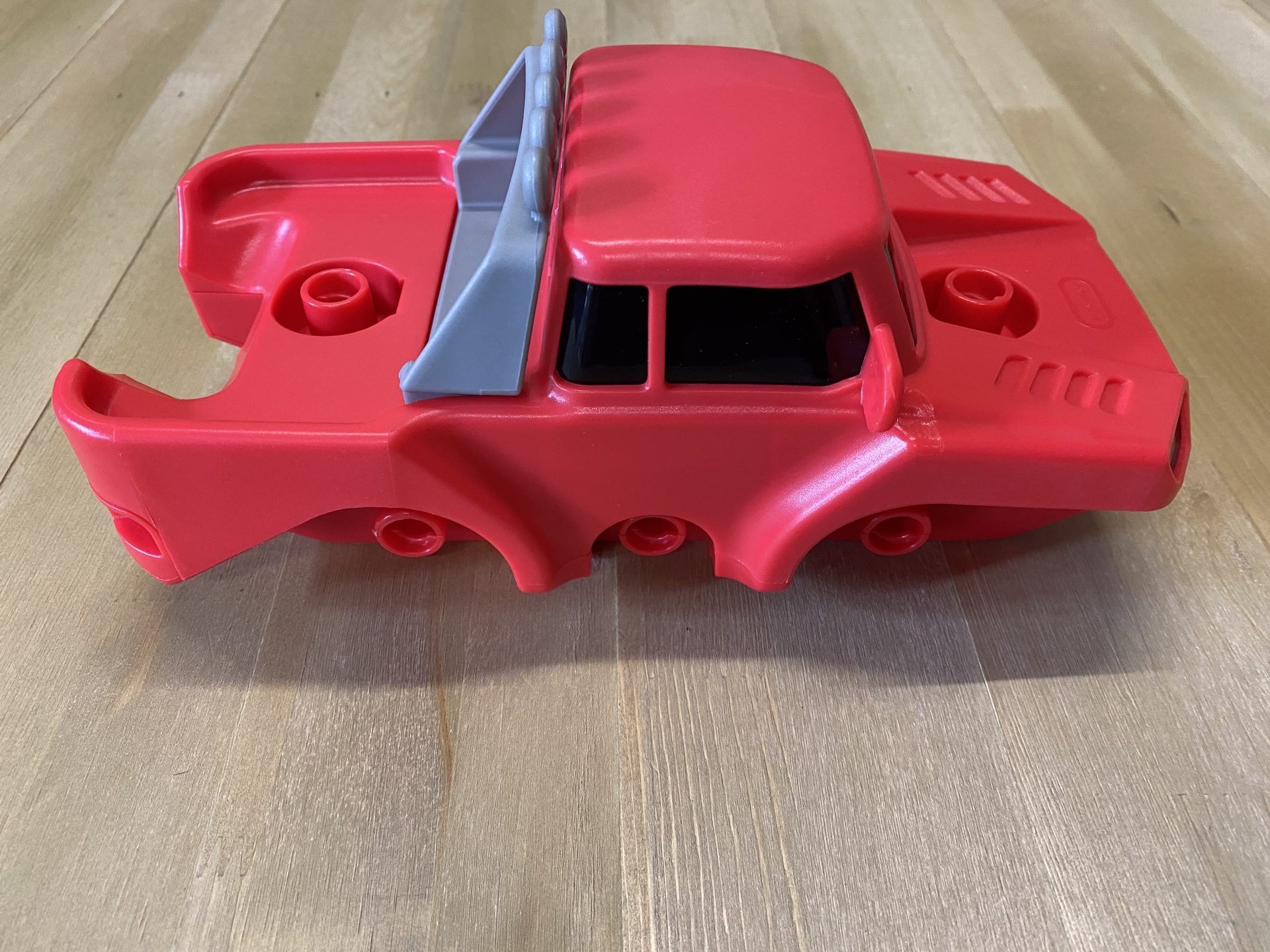 Red Monster Truck Body inc. Light bar Image