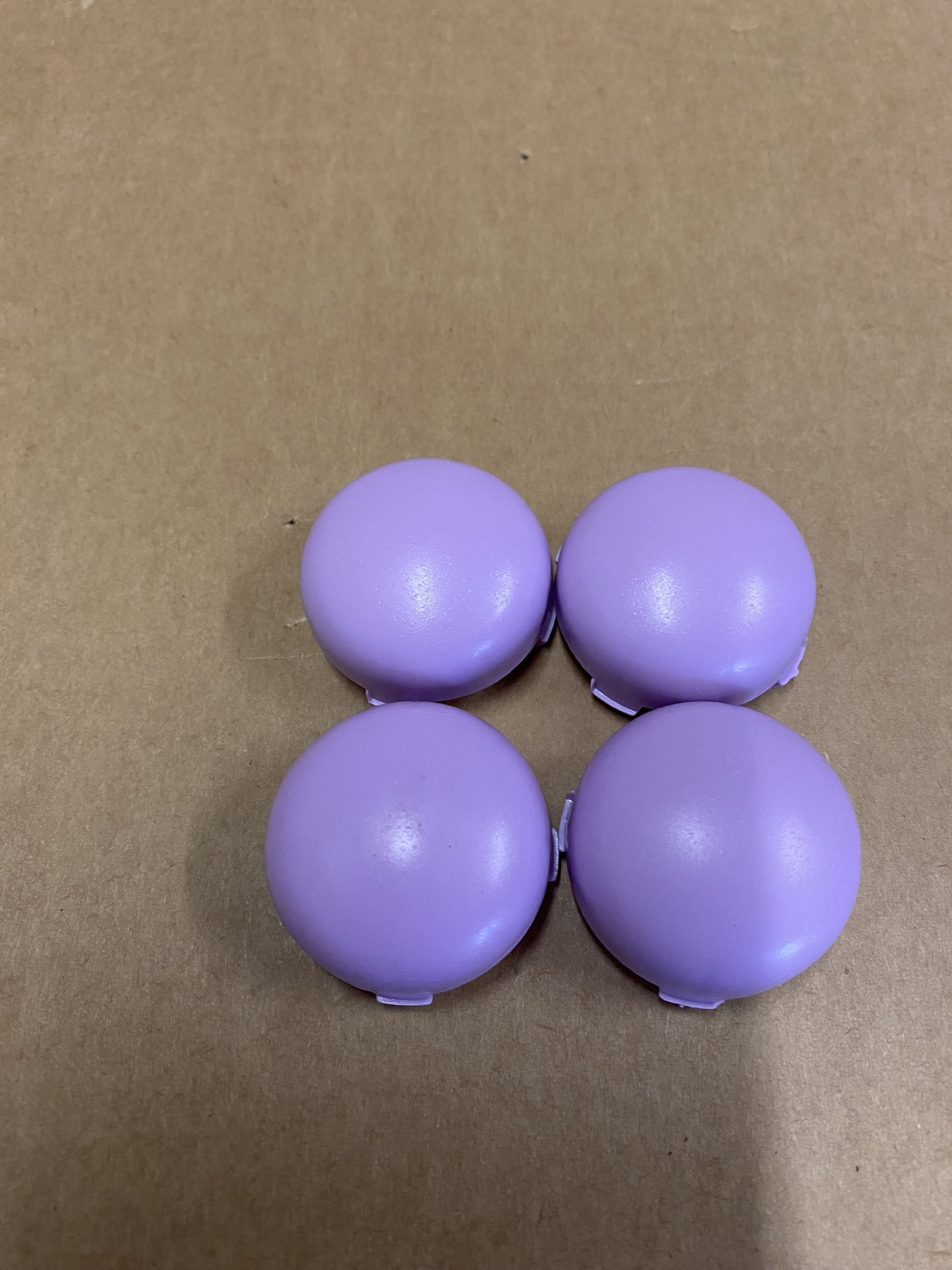 Centre Caps x 4 Lilac Image