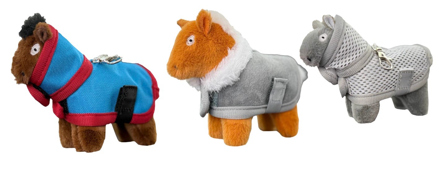 Crafty Ponies Keyring  Rug Set of 3