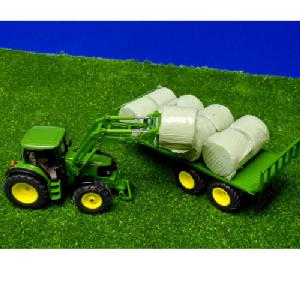 Kids Globe Round Wrapped Silage Bales 1 : 32 scale