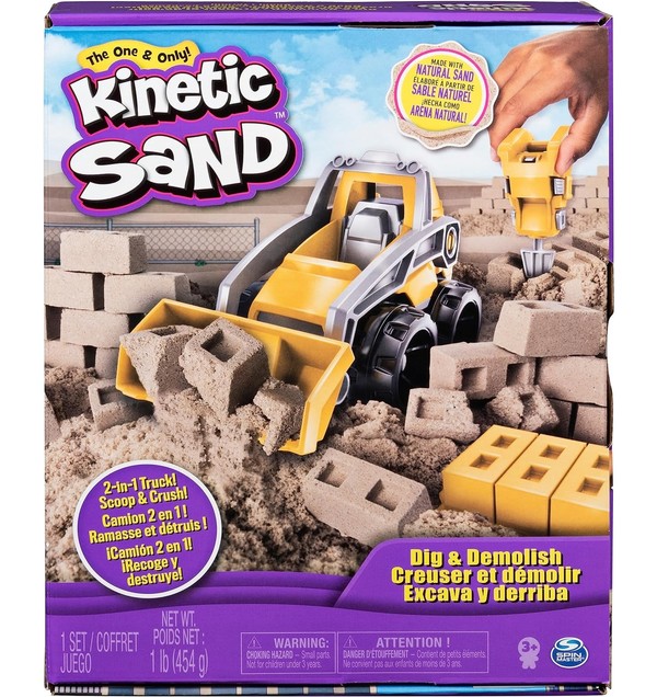 Kinetic Sand Dig and Demolish Sand Kit