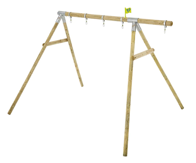 TP Knightswood Wooden Swing Frame Double and Extension