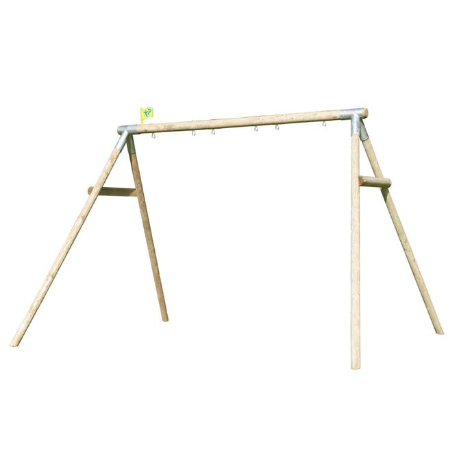 TP Knightswood Wooden Swing Frame Triple