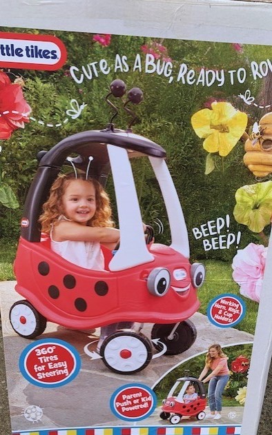 Little Tikes Cozy Coupe Ladybird Car Eyes Apart