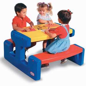 Little Tikes Large Picnic Table Primary