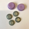 Top Hat x 4 and Axel Cap Lilac x 2 No Fitting Tool Image