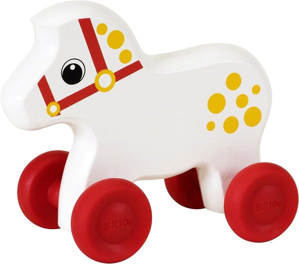 Brio Mini Wooden Roll Along Horse