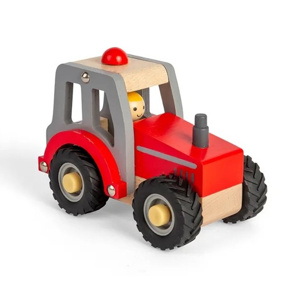 BigJigs Mini Tractor Red
