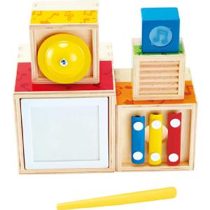 Hape Wooden Musical Instrument Stacking Set