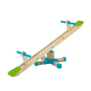 TP Forest Wooden Seesaw Lime Green and Blue