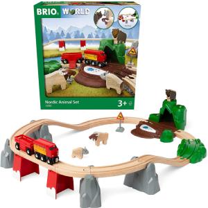 BRIO World Nordic Animal Train Set 33988