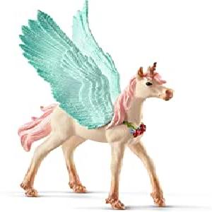 Schleich Pegasus Winged Foal with Flowers