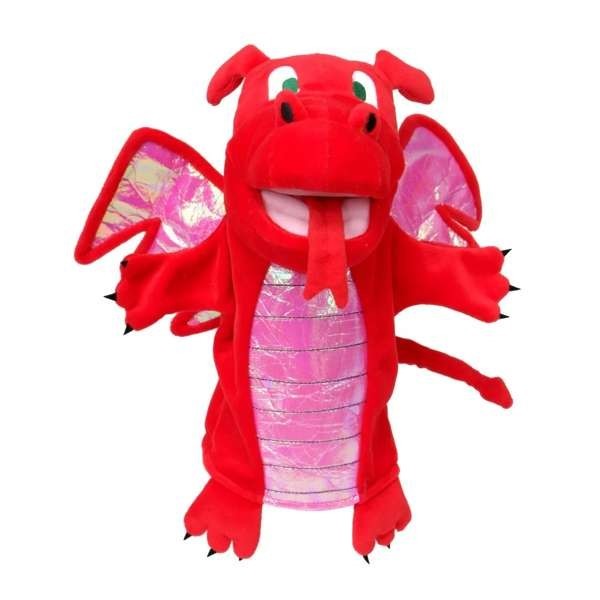 Fiesta Red Dragon Hand Puppet
