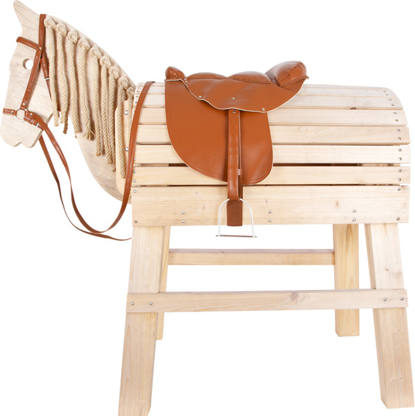 Legler Saddle and Bridle for the Wooden Horse
