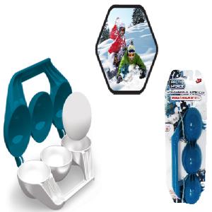 Random Color 4PCS Snow Ball Toy Snowball Maker Snowball Clip Set Outdoor Snow Thrower Childrens Toy Clip Set 