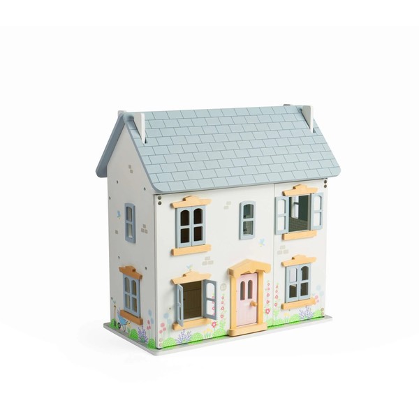 BigJigs Summer Cottage Wooden Dolls House