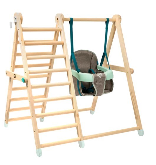 TP Wooden Climb and Swing Frame