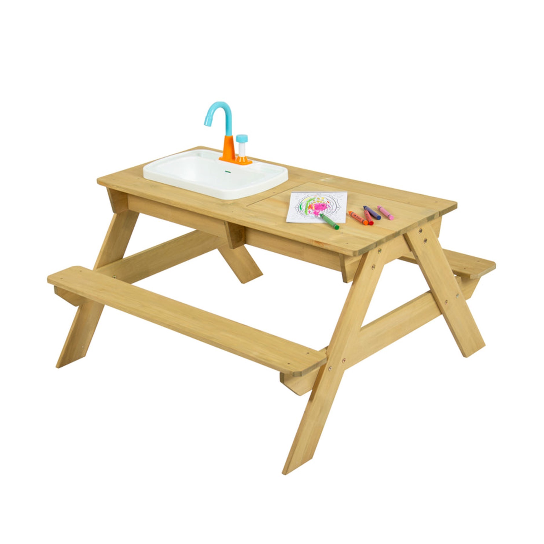 TP Multi Activity Sand And Water Picnic Bench