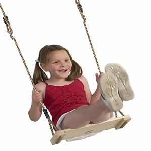 KBT Wooden Swing Seat Hard Wood- Varnished