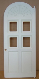 Door including door knob (white door) Image