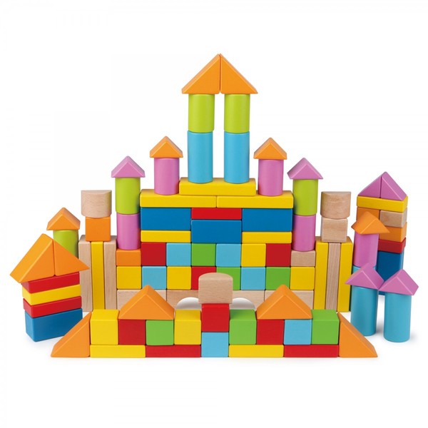 Hape 101 Wonderful Wooden Blocks Boxed