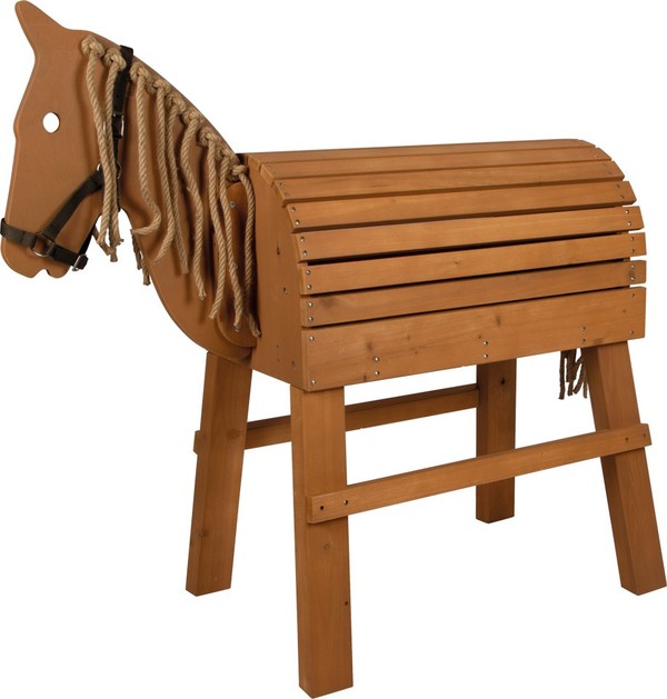 Legler Large Wooden Riding Horse