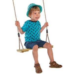 KBT Wooden Swing Seat Basic Polypropylene Ropes