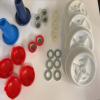 Wheel Fixing Kit Complete for 7cm wheels (please measure wheel before ordering) Image