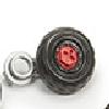 Spare Tyre for Red Truck and One Black Screw Image